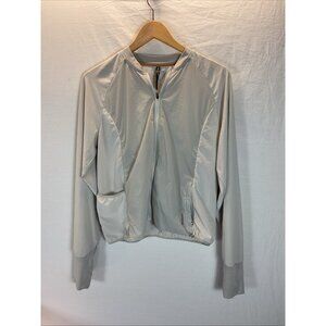 REI Coop Jacket Women's Medium‎ Gray  Lightweight Zip Outdoor Windbreaker